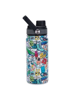 ΜΕΤΑΛΛΙΚΟ ΘΕΡΜΟΣ ΜΕ ΛΑΒΗ 500ML – Street Boys Graffiti
