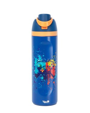 ΜΕΤΑΛΛΙΚΟ ΘΕΡΜΟΣ 2 σε 1 (700ML) – Blue Gaming
