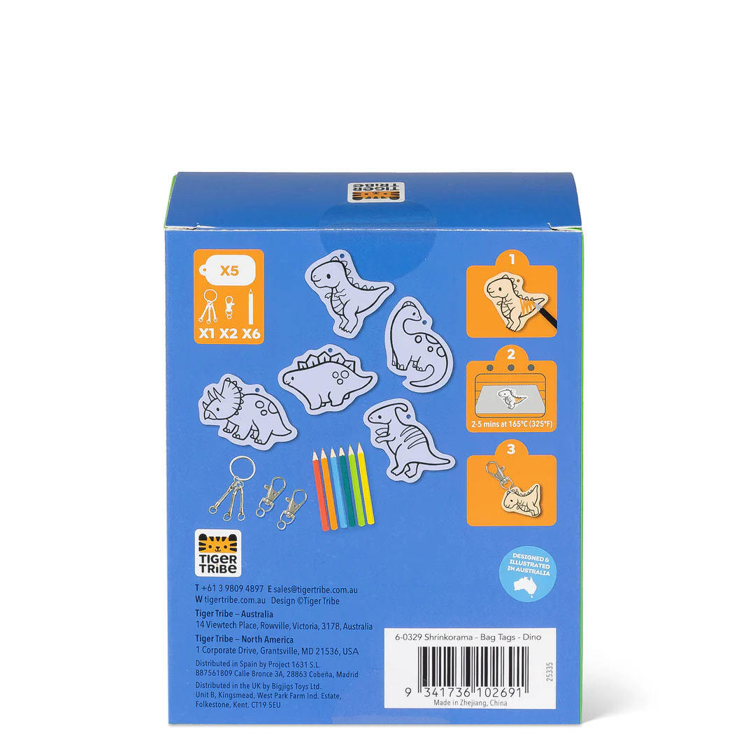 Shrinkorama - Bag Tags - Dino - Image 5