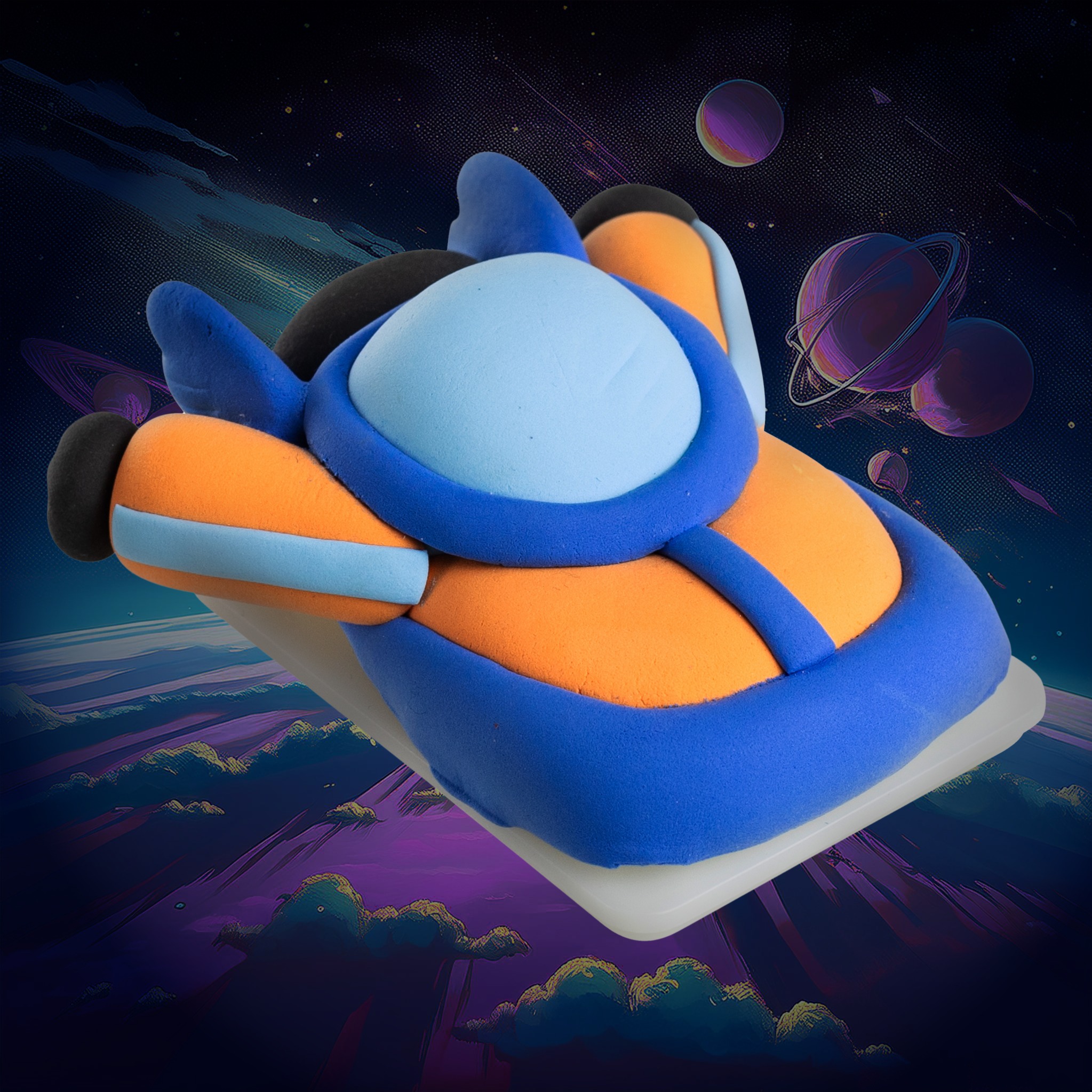 Clay Craft - Pull Back Hovercraft - Image 5