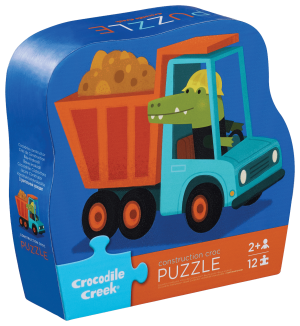 12-Piece Puzzle Construction Croc