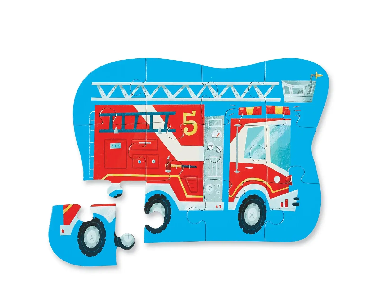 12-Piece Puzzle Fire Truck - Image 2