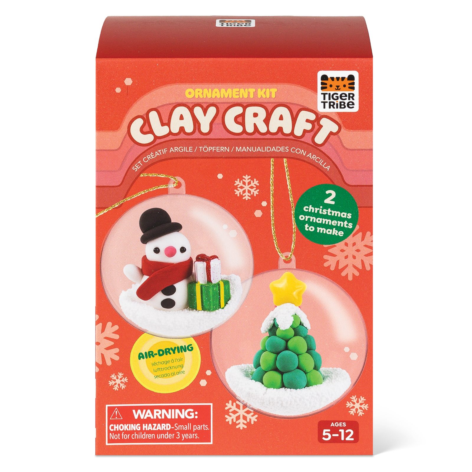 Clay Craft - Snowman and Tree