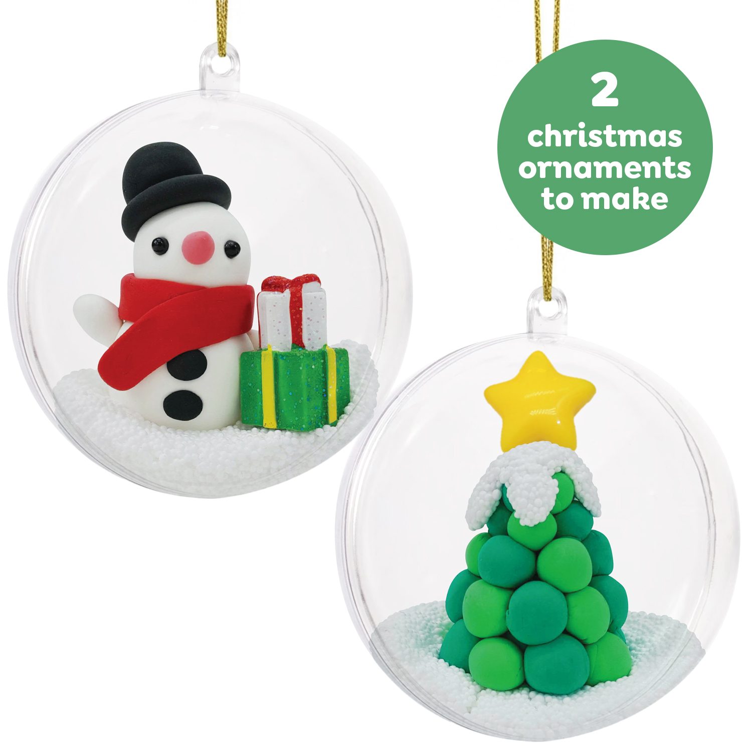 Clay Craft - Snowman and Tree - Image 3
